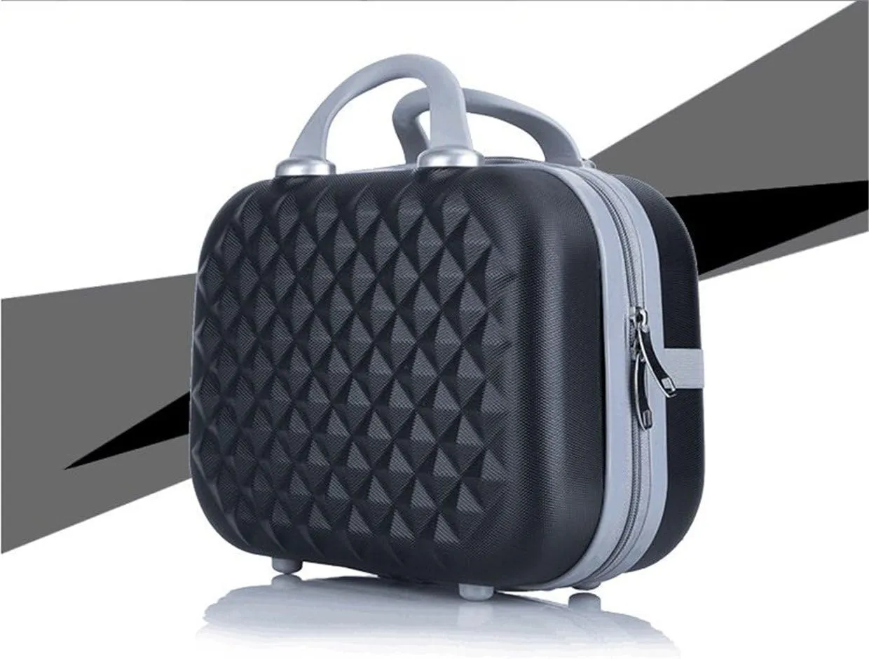 Diamond Surface Typ ABS Polychrome Mini Travel Luggage for Princess Girls Or Women Lady