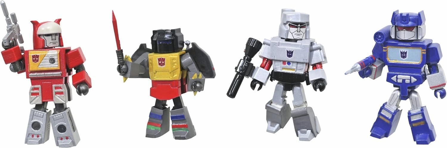 Diamond Select Toys Transformers Series Two Minimates Box Set, Multicolor