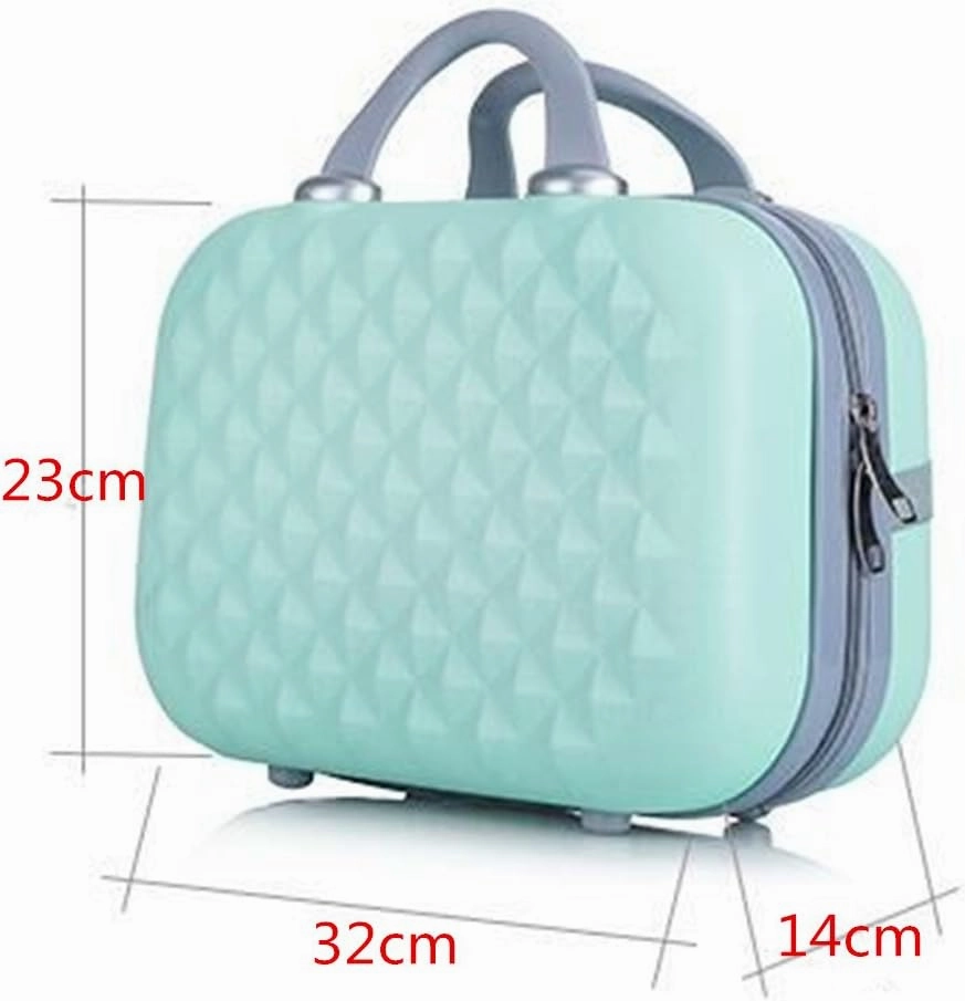 Diamond Surface Typ ABS Polychrome Mini Travel Luggage for Princess Girls Or Women Lady