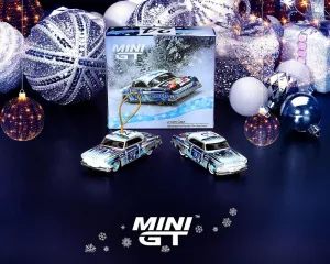 Diecast Collectibles Model Car Compatible with Mini GT 1:64 Lincoln Capri Christmas Hot Rod 2 Cars Set, by Tim Sadchikov 2024 Christmas Edition Limited MGT00888