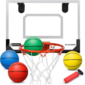 Dilabnba 5'' Foam Basketballs 3PCS   Mini Basketball Hoop Set