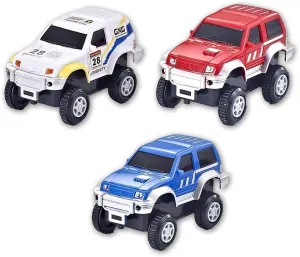 Dinosaur Track Racing Car (3-Pack) Replacement Flexible Tracks Set compatibles with Most Tracks Best Gift for 3-6 Years Old Boys and Girls