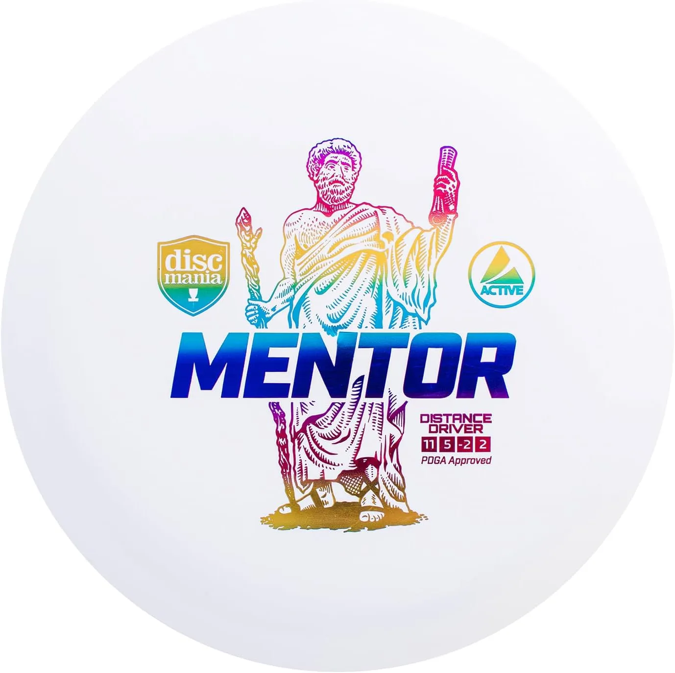 Discmania 3-Disc Golf Starter Set - Starter Kit of Disc Golf Discs for Beginners - 1x Fairway Driver, 1x Midrange, 1x Putter - Mentor, Maestro & Shogun - Easy to Throw - Ideal Gift for New Players