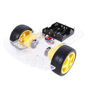 DIY Kit Intelligent Tracking Line Smart Car Kit TT Motor Electronic 2WD Robot Smart Car Chassis with Speed Encoder 2pcs TT Motor