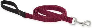 Dog Leash by Lupine ECO Collection 3/4" Wide Berry 4-Foot Long with Padded Handle