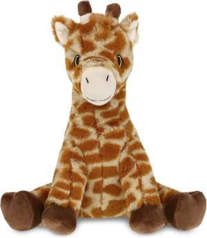 DolliBu Giraffe Eco-Friendly Stuffed Animal – Soft Huggable Giraffe, Adorable Playtime Giraffe Plush Toy, Cute Safari Cuddle Gifts, Super Soft Plush Doll Animal Toy for Kids and Adults – 10 Inches