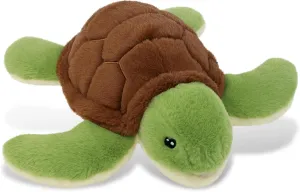 DolliBu Sea Turtle Eco-Friendly Stuffed Animal – Soft Huggable Turtle, Adorable Playtime Turtle Plush Toy, Cute Ocean Cuddle Gifts, Super Soft Plush Doll Animal Toy for Kids and Adults – 12 Inches