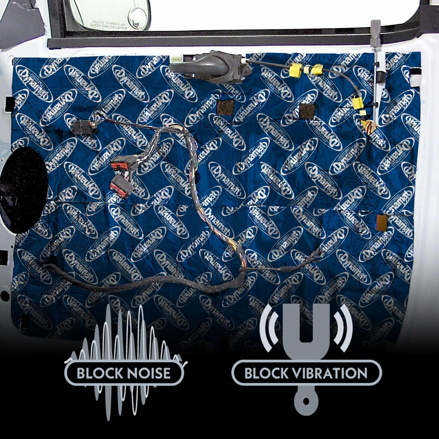 Dynamat 10612 18" x 32" Self-Adhesive Sound Deadener with Superlite Tri-Pack, (Set of 3),Blue – Made in USA