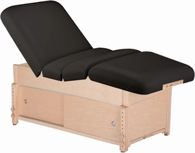 EARTHLITE Stationary Massage Table SEDONA - Solid Hard Maple, Options for 3 Bases, 3 Tops, 6 Colors, Adjustable Height (28-32"x73") - Made in the USA