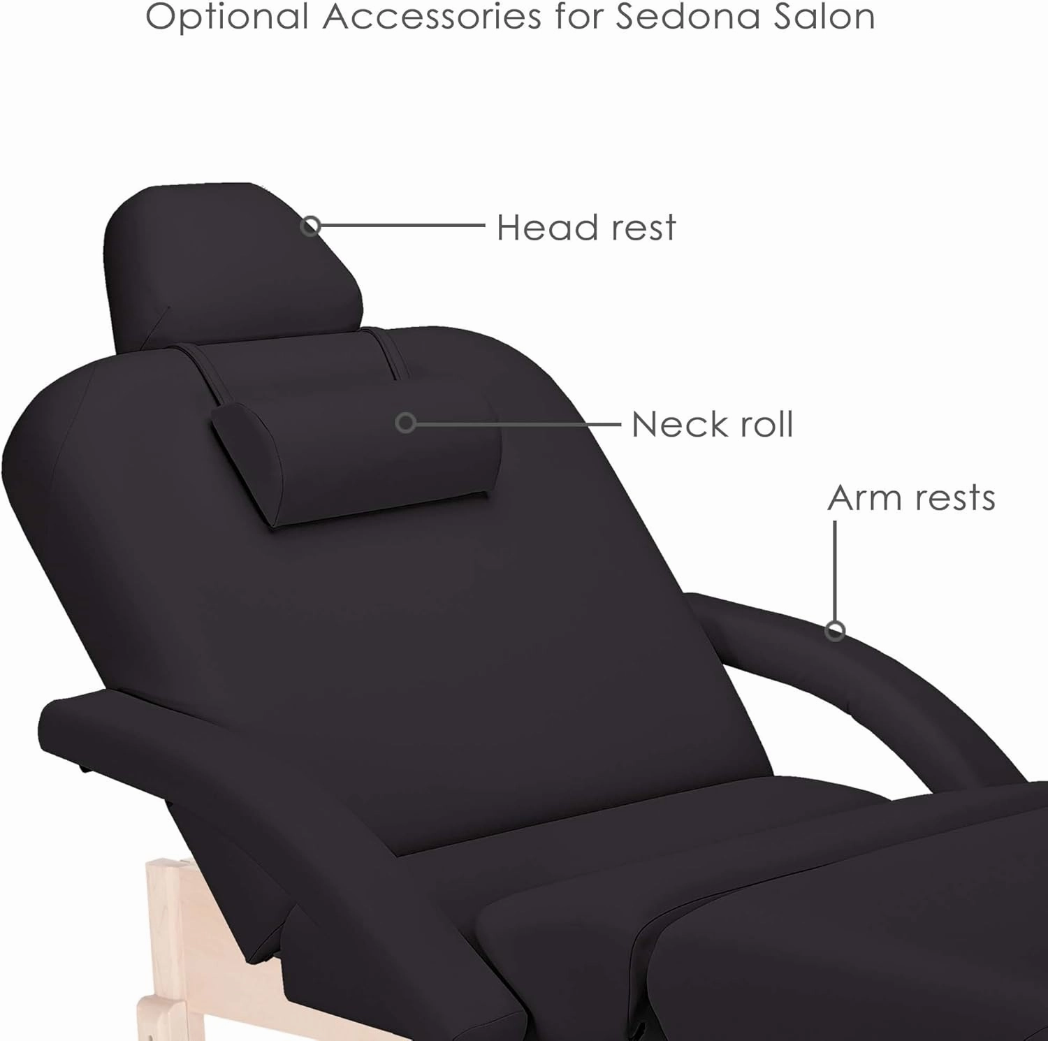 EARTHLITE Stationary Massage Table SEDONA - Solid Hard Maple, Options for 3 Bases, 3 Tops, 6 Colors, Adjustable Height (28-32"x73") - Made in the USA