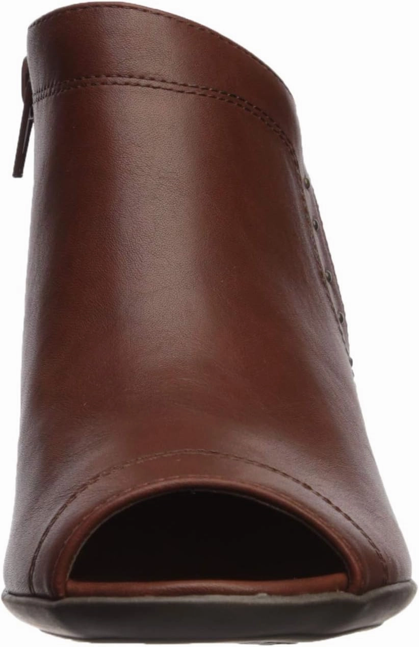 Easy Street Women's Voyage Open Toe Bootie with Mini Studs Ankle Boot