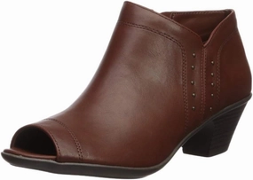 Easy Street Women's Voyage Open Toe Bootie with Mini Studs Ankle Boot