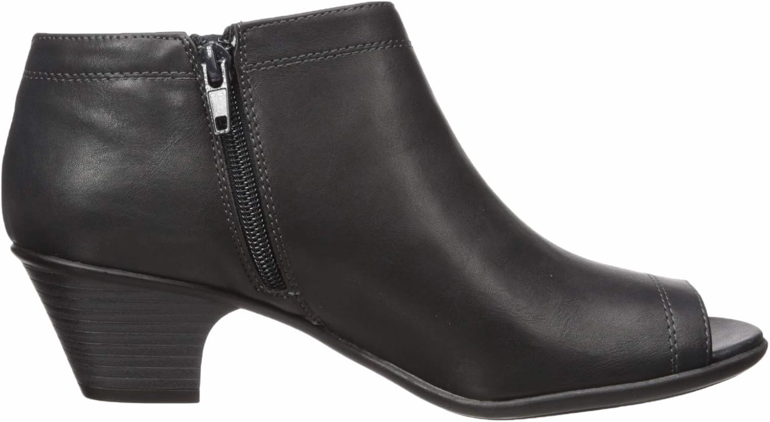 Easy Street Women's Voyage Open Toe Bootie with Mini Studs Ankle Boot
