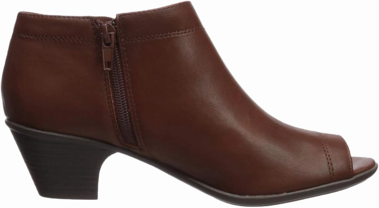 Easy Street Women's Voyage Open Toe Bootie with Mini Studs Ankle Boot