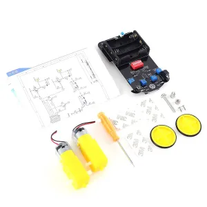 Electronic DIY Kit Intelligent Tracking Smart Car Suite TT Motor Obstacle Avoidance Car Electronic Components