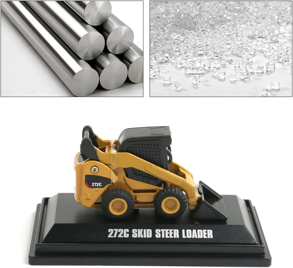 EROCK 1:160 N Scale Alloy Construction Vehicles - 1 Pcs, Die Cast Mini Construction Truck Toys, Engineering Vehicle Model for N Scale Railroad, Train Set, Collection, Age 8 
