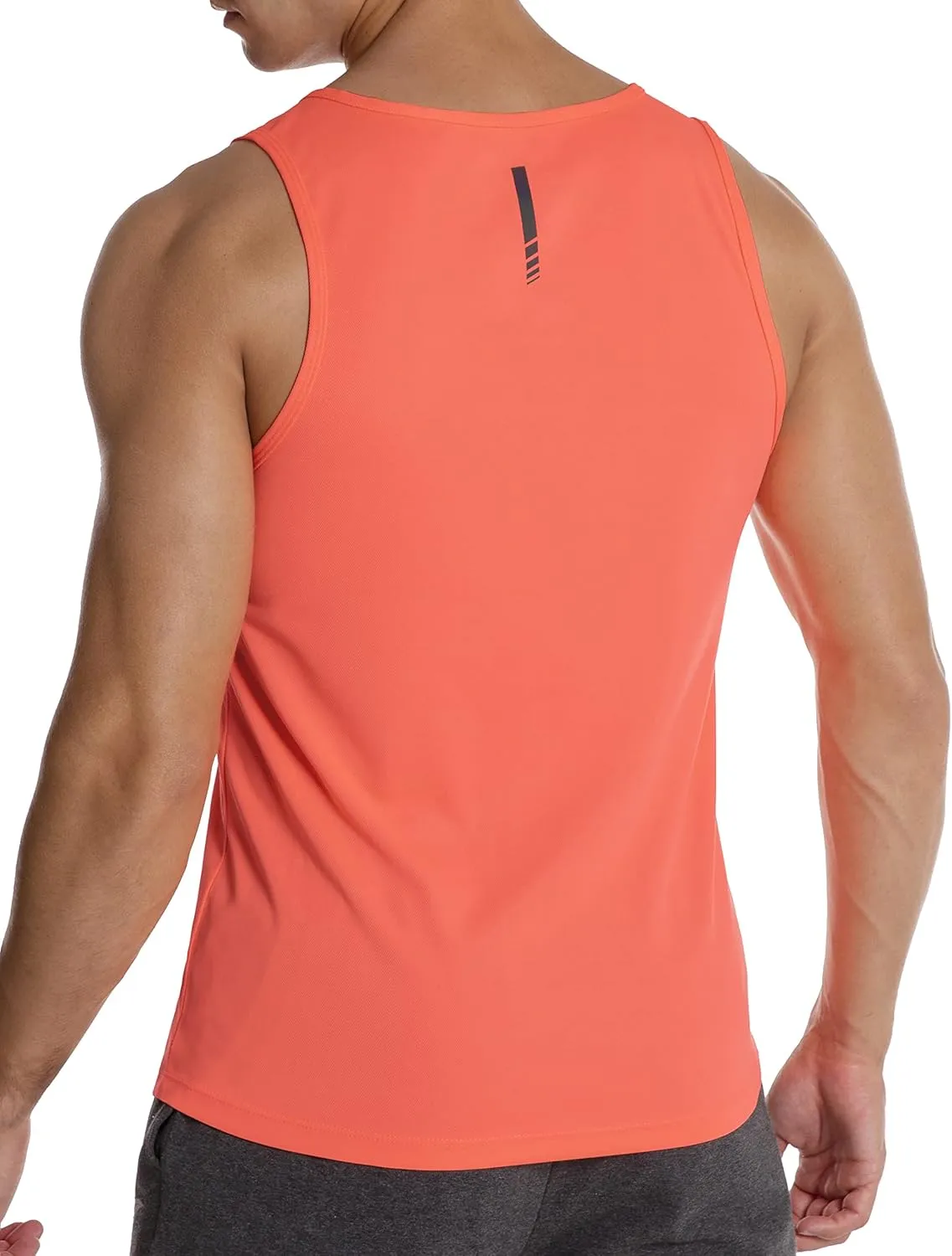 EZRUN Men's Tank Tops Quick Dry Workout Swim Beach Shirts Sleeveless Shirts for Bodybuilding Gym Fitness Training