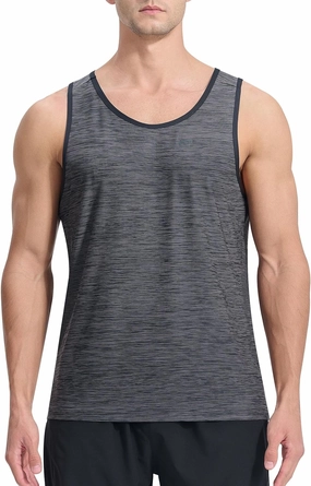 EZRUN Men's Tank Tops Quick Dry Workout Gym Sleeveless Shirts Summer Running Athletic Swim Shirts