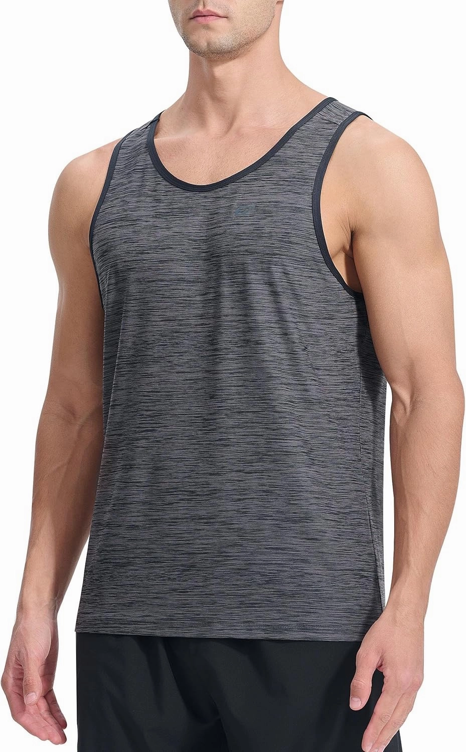 EZRUN Men's Tank Tops Quick Dry Workout Gym Sleeveless Shirts Summer Running Athletic Swim Shirts