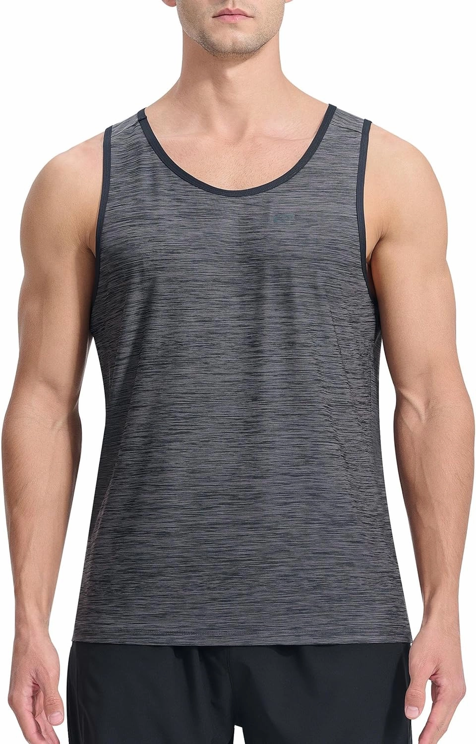 EZRUN Men's Tank Tops Quick Dry Workout Gym Sleeveless Shirts Summer Running Athletic Swim Shirts