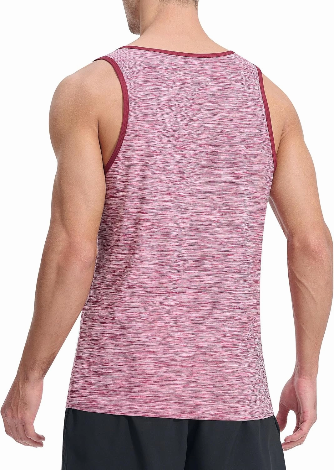 EZRUN Men's Tank Tops Quick Dry Workout Gym Sleeveless Shirts Summer Running Athletic Swim Shirts