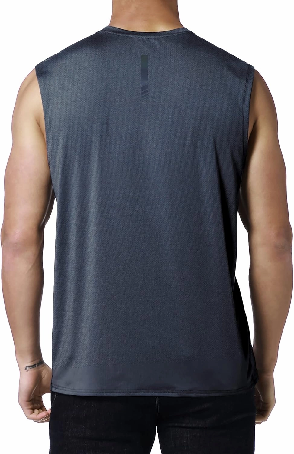 EZRUN Men's Workout Sleeveless Shirts Quick Dry Muscle Swim Shirt Gym Fitness Running Beach Tank Tops