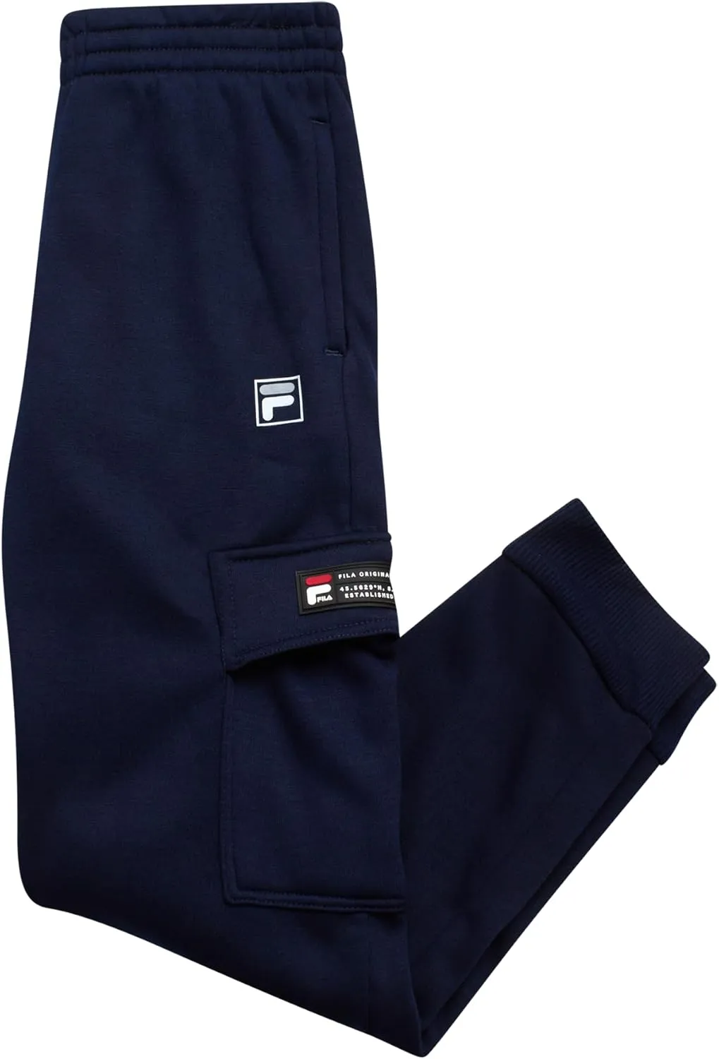 Fila Boys' Active Sweatsuit Set - 3 Piece Performance Hoodie Sweatshirt, Jogger Sweatpants, T-Shirt - Activewear Set (8-12)