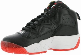 Fila MB GS Boys' Youth Basketball 4 M US Big Kid Black-Green-Lemon