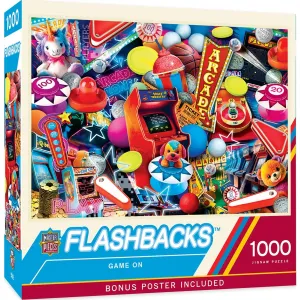 Flashbacks - Game On 1000 Piece Jigsaw Puzzle