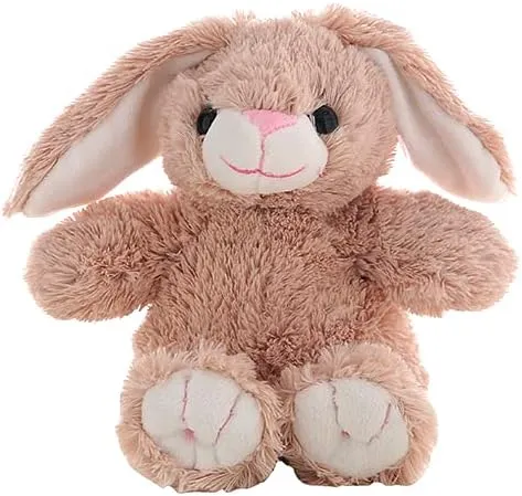 Flopsy The Bunny 8 inch Cuddly Plush Toy, Mini Rabbit Stuffed Animal for Toddlers, Soft Snuggly Easter Gift, Baby Shower Plush, Kids Bedroom Companion