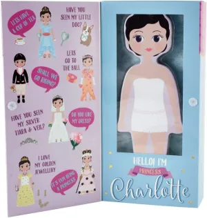 Floss & Rock Magnetic Dress Up Wooden Doll - Charlotte