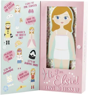 Floss & Rock Magnetic Dress Up Wooden Doll (Elsie)