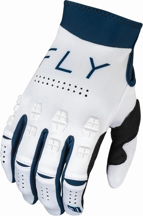 FLY RACING Adult Evolution DST Gloves (White/Navy, Large)