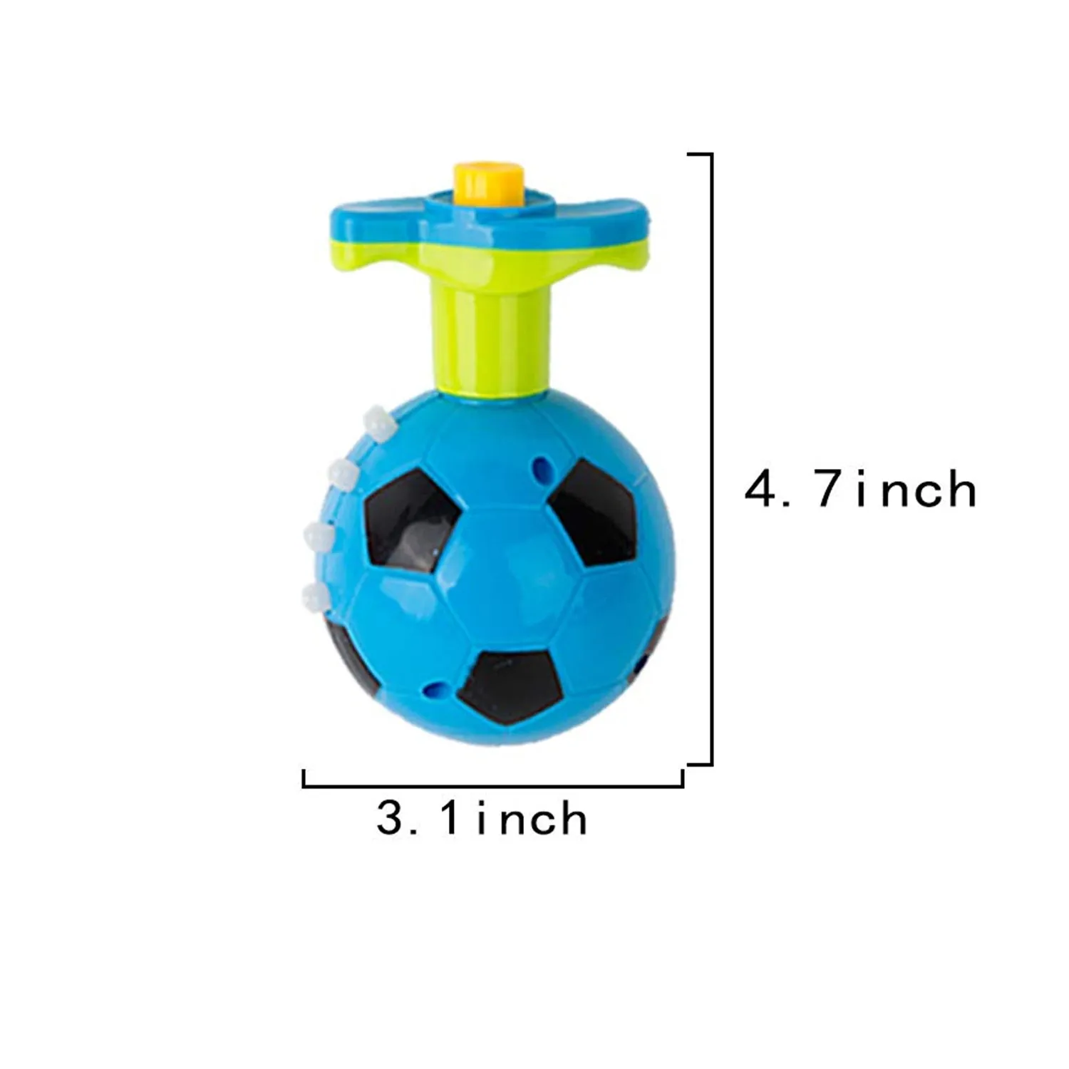 Football Flashing Spinning Top Toy With Light & Music