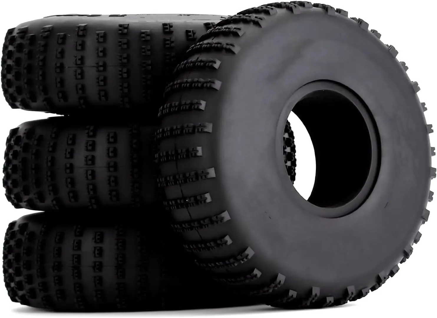 for Axial for SCX10 for RR10 for Wraith for Bomber for RBX10 for Ryft 4PCS/Set Soft Rubber 2.2" Bully Wheel Tires for 1/10 RC Crawler Car RC Vehicle Wheels Tires