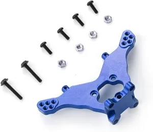 for LOSI-Mini-B Mini-T 1/16 RC Car Aluminum Alloy Adjustable Rear Shock Tower Kit Replacement for LOSI-Mini-B Mini-T 1/16 RC Car Accessories Part (Color : Dark Blue)