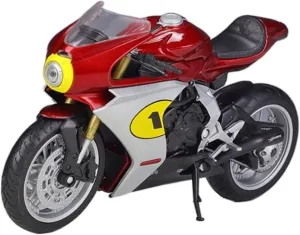 for MV Agusta Superveloce Ago 1:12 Alloy Racing Car Model Simulation Die-Casting Metal Sports Motorcycle Model Adult Gift Vehicle Collection Ornaments Motorcycle Model