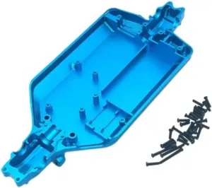 for SCY for Jjrc C8805 for Buggy 1/16 Metal Upgraded for Chassis Metal Upgrade Parts Rc Model Crawler Car Truck Accessories Replacement RC Car DIY Parts(Blue)