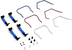 for Traxxas for Slash for Stampede for Rustler for Rally SLF311 Front and Rear Sway Bar Kit RC Car Upgrade Parts Replacement Use RC Car DIY Parts