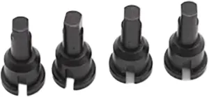 for Wltoys A949 A959-B A969-B A979-B K929 4 Pcs A959-B-21 Upgraded Metal Differential Cup RC Car Parts Accessories Upgrade and Replacement RC Car DIY Parts(Black)