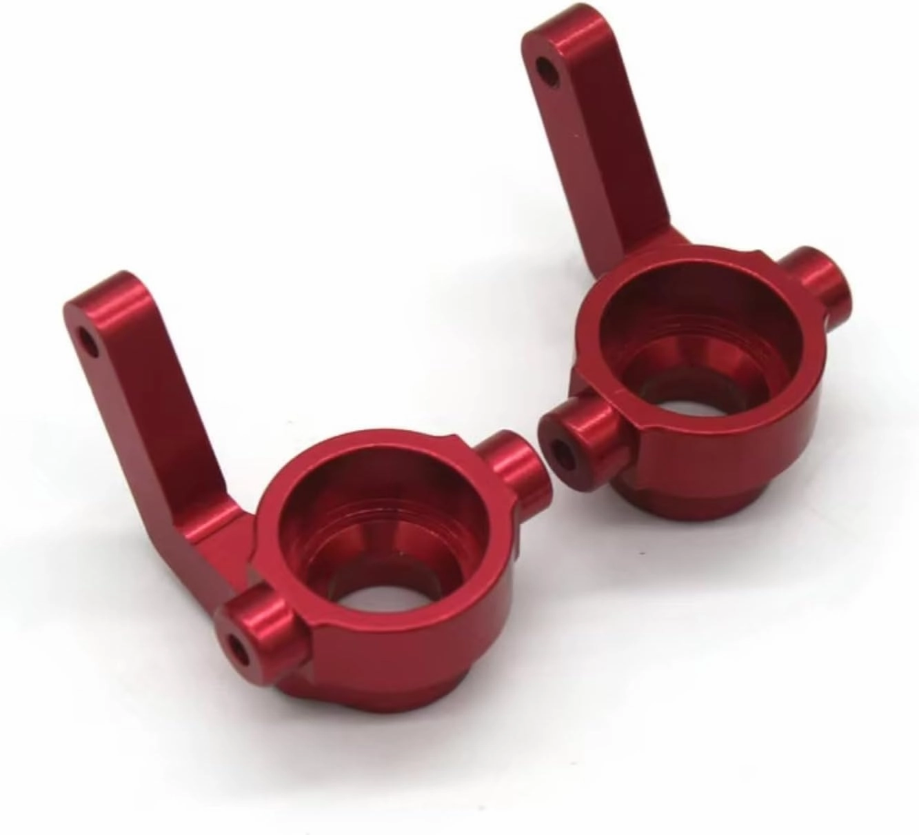 for ZD for Racing DBX-10 10427S 9106S 1/10 Steering Cup 7186 RC Remote Control Car for Desert Off-Road Vehicle Metal Upgrade Accessories RC Car DIY Parts(Red)