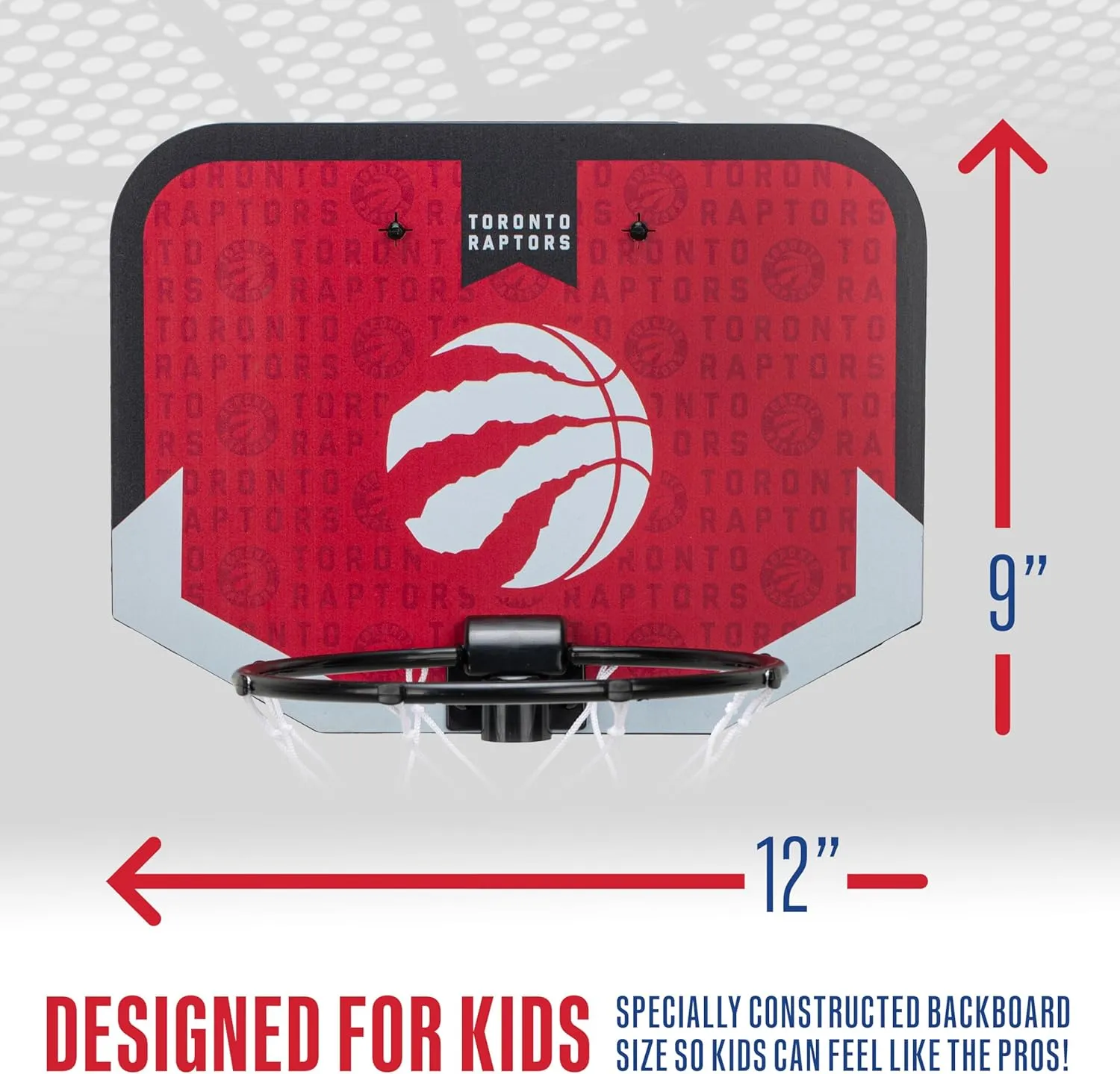 Franklin Sports NBA Team Over The Door Basketball Hoop - Kids Indoor Mini Basketball Hoop with Basketball - NBA Fan Shop Mini Hoop for Bedroom & Office
