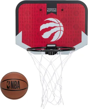 Franklin Sports NBA Team Over The Door Basketball Hoop - Kids Indoor Mini Basketball Hoop with Basketball - NBA Fan Shop Mini Hoop for Bedroom & Office