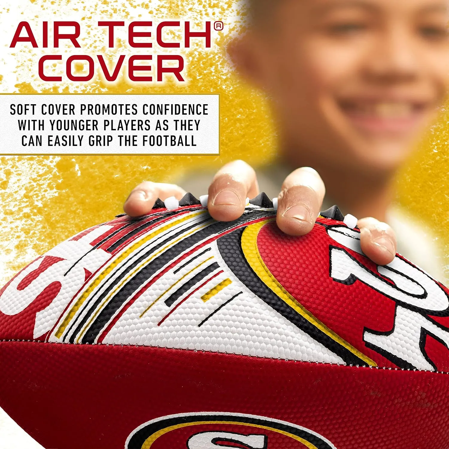 Franklin Sports NFL Team Mini Footballs - Youth 8.5" Official NFL Licensed Football   Air Pump Set