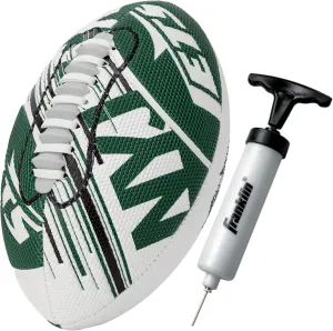 Franklin Sports NFL Team Mini Footballs - Youth 8.5" Official NFL Licensed Football   Air Pump Set