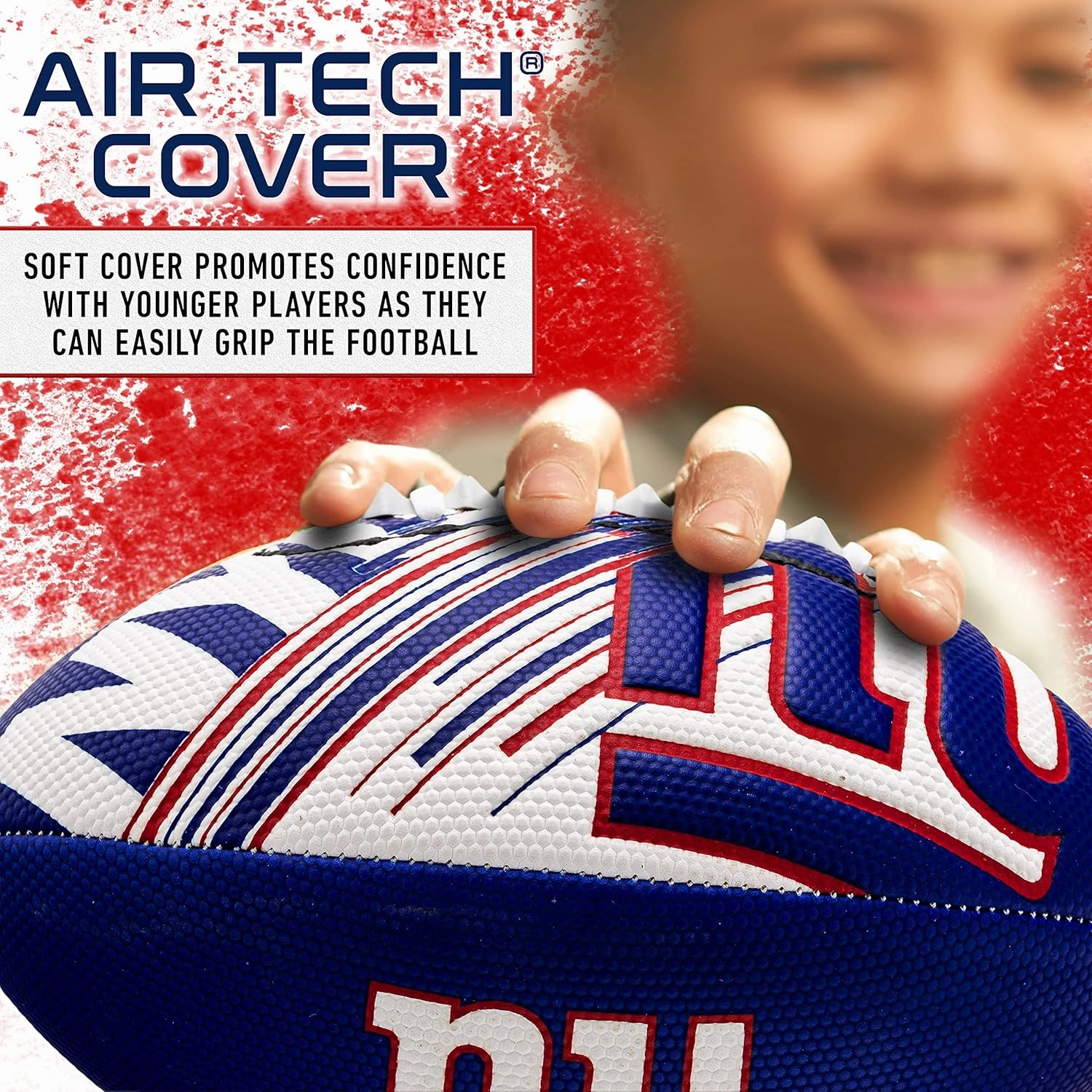 Franklin Sports NFL Team Mini Footballs - Youth 8.5" Official NFL Licensed Football   Air Pump Set