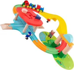 GALPADA 1 Set Train Track for Cognitive Educational Railway Model Enhance Imagination Coordination Safe Edges for Learning Playtime