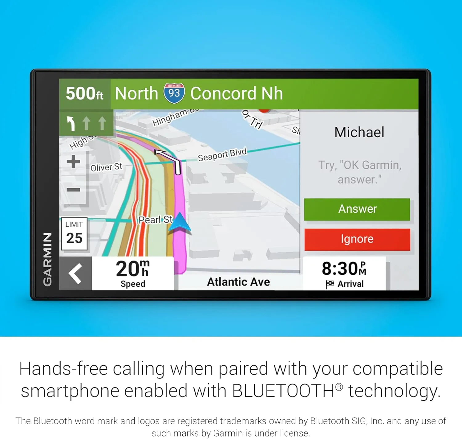 Garmin DriveSmart 76, 7-inch Car GPS Navigator with Bright, Crisp High-resolution Maps and Garmin Voice Assist