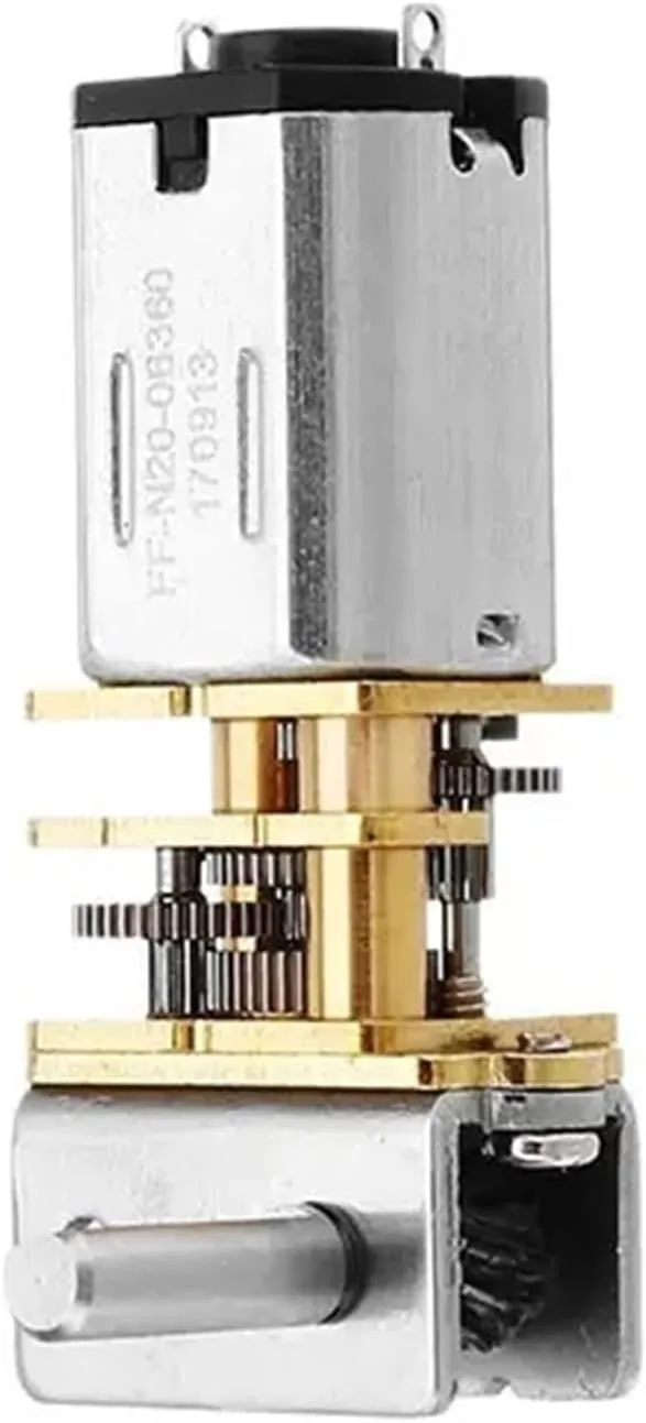 Gear electronic starter Mini N20 Geared electronic starter, Low RPM Electric Small electronic starter for Smart Car Electric Lock, GW12N20 Self Locking Worm Gear electronic starter Electric Accessorie