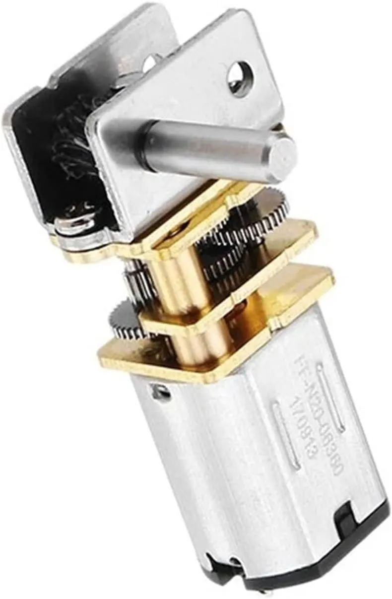 Gear electronic starter Mini N20 Geared electronic starter, Low RPM Electric Small electronic starter for Smart Car Electric Lock, GW12N20 Self Locking Worm Gear electronic starter Electric Accessorie